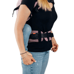 Herringbone Ombre Pink LennyPreschool Carrier by LennyLamb - Buckle CarrierLittle Zen One5907557753685