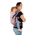 Herringbone Ombre Pink Preschool Carrier by LennyLamb - Buckle CarrierLittle Zen One5907557753685