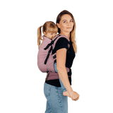 Herringbone Ombre Pink Preschool Carrier by LennyLamb - Buckle CarrierLittle Zen One5907557753685