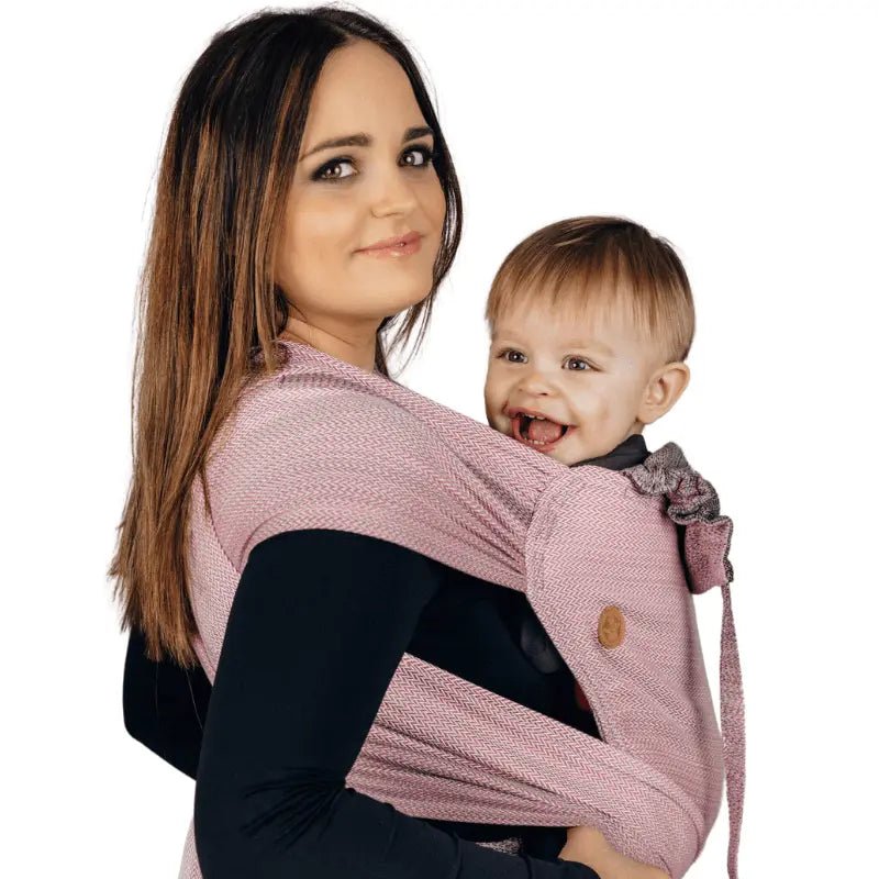 Herringbone Ombre Pink Wrap - Tai Mei Tai by LennyLamb - Mei TaiLittle Zen One5907557714174