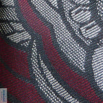 Jacquard Leaves Crimson Woven Wrap by Didymos - Woven WrapLittle Zen One