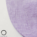 Lavender Check Linen Infant and Toddler Upf50 Sun Protection Bonnet Baby