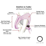 Leo Toddler DidyKlick 4u Half Buckle by Didymos - Half Buckle CarrierLittle Zen One4048554608620