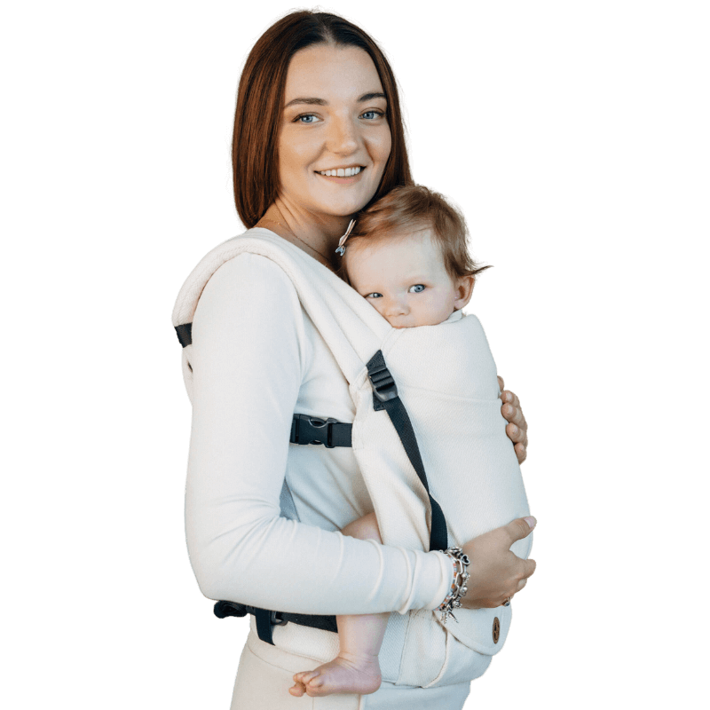 Little Herringbone Luce LennyLight Carrier by LennyLamb - Buckle CarrierLittle Zen One