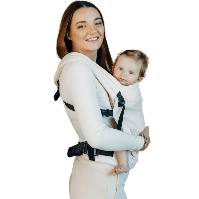 Little Herringbone Luce LennyLight Carrier by LennyLamb - Buckle CarrierLittle Zen One