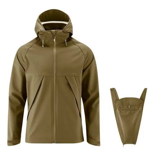 Mamalila Allrounder Babywearing Jacket for Men Khaki Babywearing Outerwear
