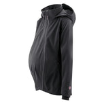 Mamalila Allrounder Black Softshell Maternity and Babywearing Jacket