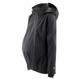 Mamalila Allrounder Black Softshell Maternity and Babywearing Jacket - Babywearing OuterwearLittle Zen One4251054512469