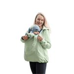 Mamalila Allrounder Mint Softshell Maternity and Babywearing Jacket Babywearing