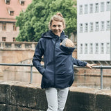 Mamalila Allrounder Navy Softshell Maternity and Babywearing Jacket Babywearing