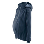 Mamalila Allrounder Navy Softshell Maternity and Babywearing Jacket Babywearing