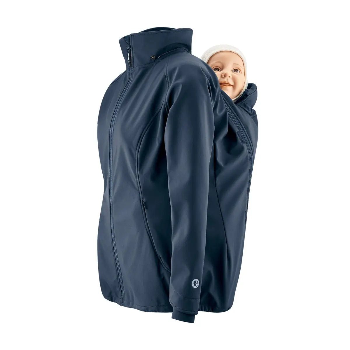 Mamalila Allrounder Navy Softshell Maternity and Babywearing Jacket Babywearing