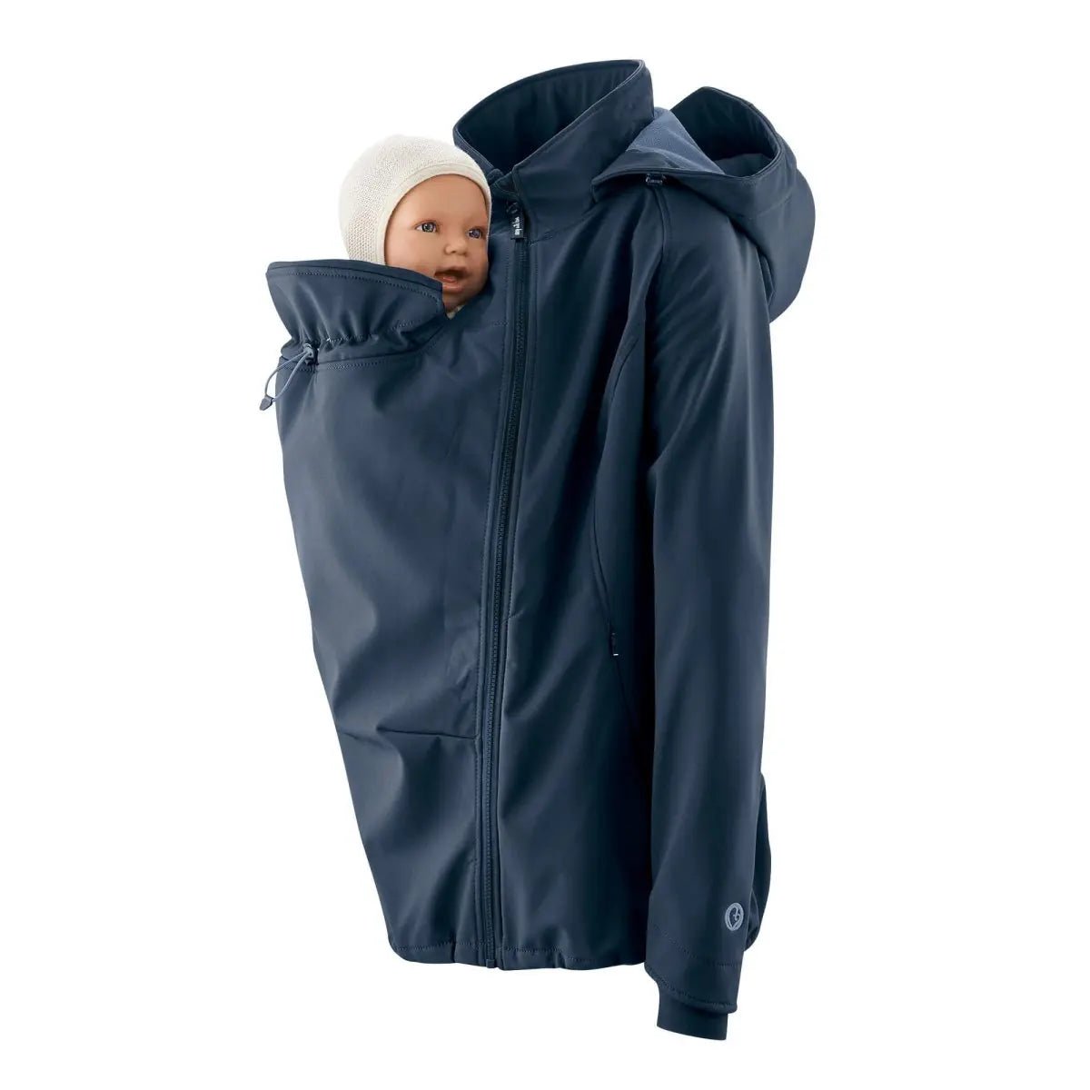 Mamalila Allrounder Navy Softshell Maternity and Babywearing Jacket - Babywearing OuterwearLittle Zen One4251054511202