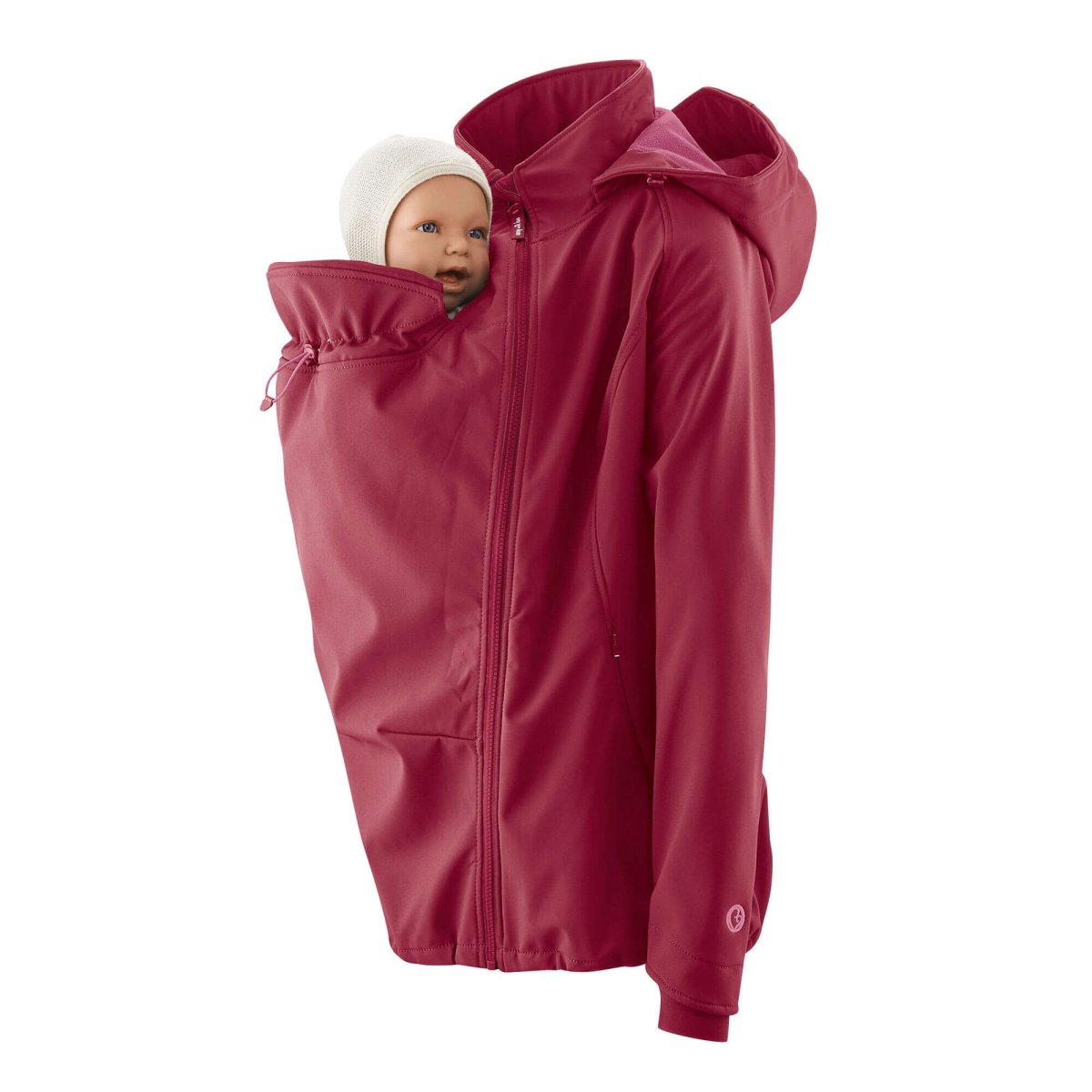 Mamalila Allrounder Softshell Babywearing Jacket Berry - Babywearing OuterwearLittle Zen One4251054511721