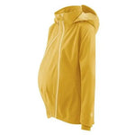 Mamalila Allrounder Yellow Softshell Maternity and Babywearing Jacket