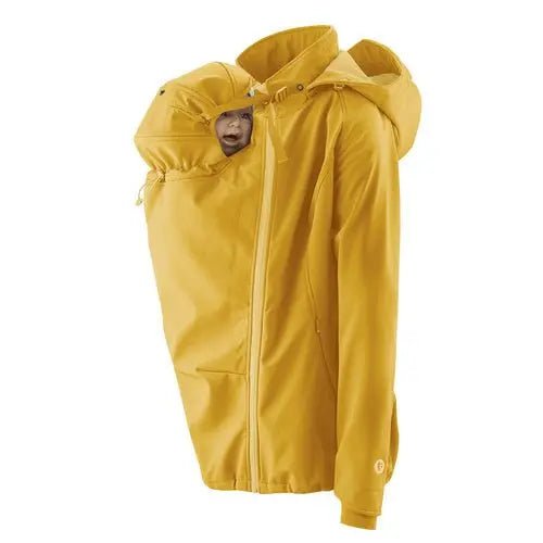 Mamalila Allrounder Yellow Softshell Maternity and Babywearing Jacket