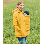 Mamalila Allrounder Yellow Softshell Maternity and Babywearing Jacket