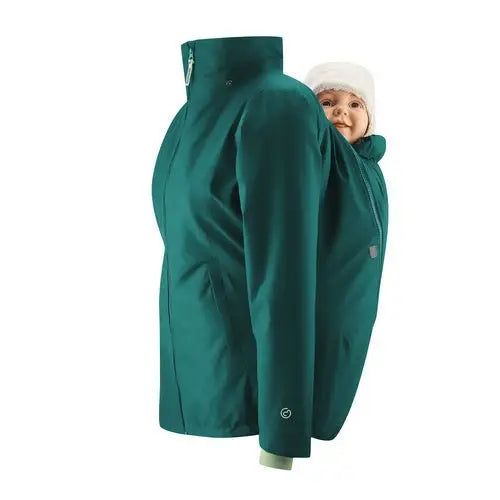 Mamalila Babywearing Jacket Winterfriend Green Babywearing Outerwear