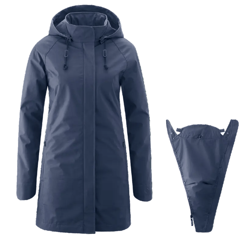 Mamalila Berlin Navy Coat for Babywearing Outerwear