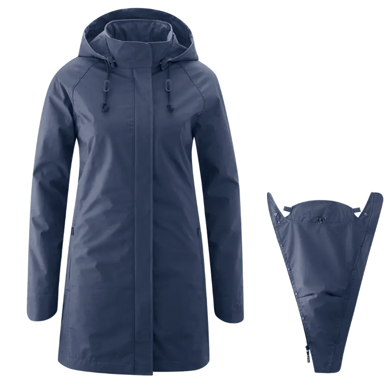 Mamalila Berlin Navy Coat for Babywearing - Babywearing OuterwearLittle Zen One4251054514029