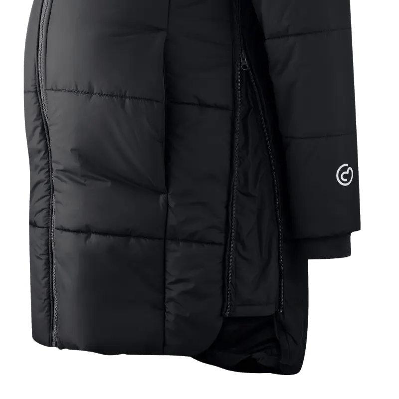 Mamalila Copenhagen Black Winter Maternity and Babywearing Coat Babywearing