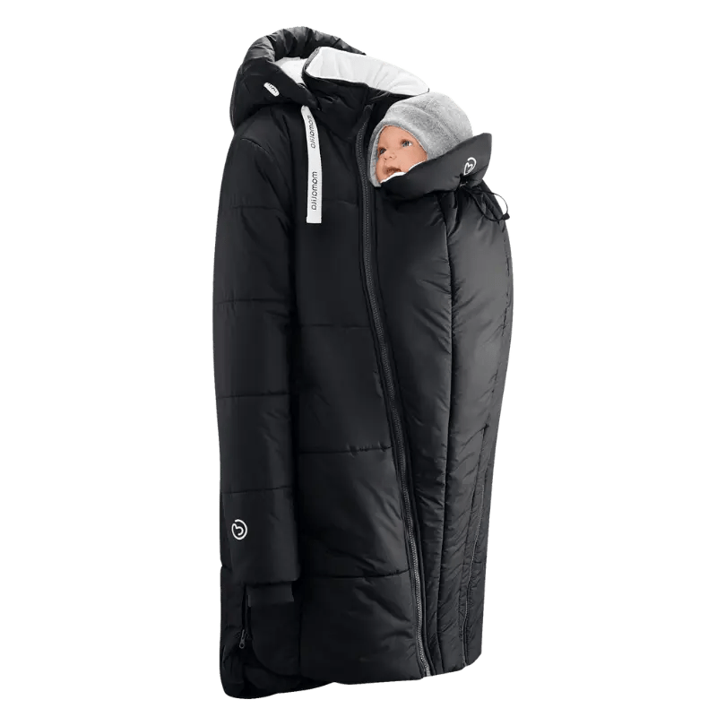Mamalila Copenhagen Black Winter Maternity and Babywearing Coat - Babywearing OuterwearLittle Zen One4251054513817