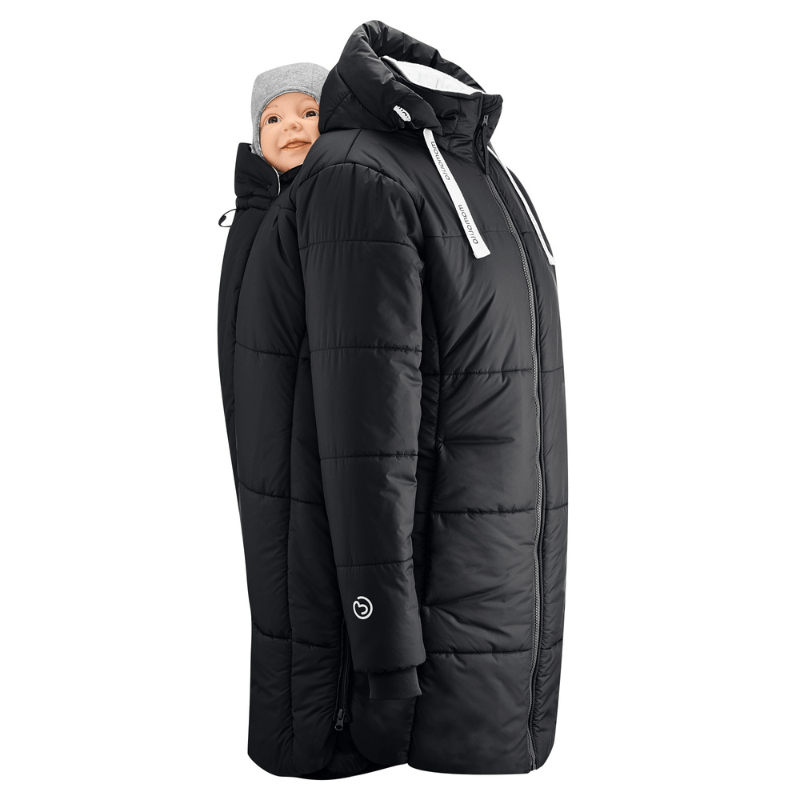 Mamalila Copenhagen Winter Babywearing Coat Black - Babywearing OuterwearLittle Zen One4251054513817