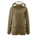 Mamalila Cosy Allrounder Khaki Softshell Maternity and Babywearing Jacket
