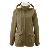 Mamalila Cosy Allrounder Khaki Softshell Maternity and Babywearing Jacket