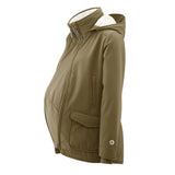 Mamalila Cosy Allrounder Khaki Softshell Maternity and Babywearing Jacket