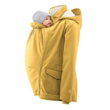 Mamalila Cosy Allrounder Mustard Softshell Maternity and Babywearing Jacket