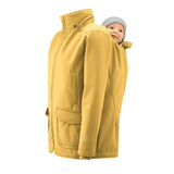 Mamalila Cosy Allrounder Mustard Softshell Maternity and Babywearing Jacket