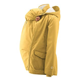 Mamalila Cosy Allrounder Mustard Softshell Maternity and Babywearing Jacket