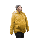 Mamalila Cosy Allrounder Mustard Softshell Maternity and Babywearing Jacket - Babywearing OuterwearLittle Zen One4251054513701