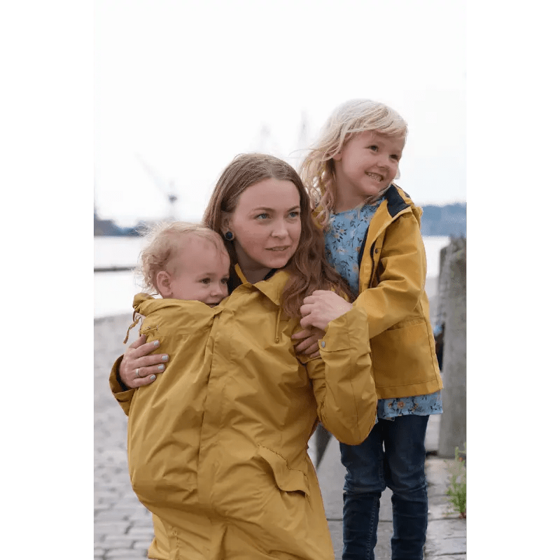 Mamalila Dublin Yellow Maternity and Babywearing Raincoat Babywearing Outerwear