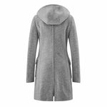 Mamalila Maternity Babywearing Wool Coat Vienna Light Grey Babywearing Outerwear