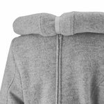 Mamalila Maternity Babywearing Wool Coat Vienna Light Grey Babywearing Outerwear