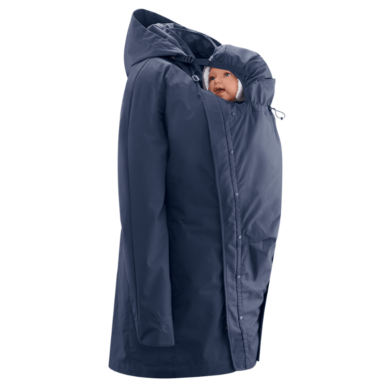 Mamalila Short Coat for Babywearing Berlin Navy Little Zen One