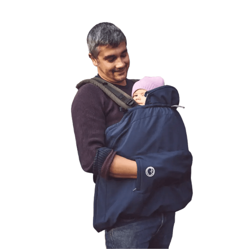 Mamalila Softshell Babywearing Cover Navy Blue Babywearing Outerwear
