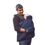 Mamalila Softshell Babywearing Cover Navy Blue - Babywearing OuterwearLittle Zen One4251054508493