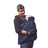 Mamalila Softshell Babywearing Cover Navy Blue - Babywearing OuterwearLittle Zen One4251054508493