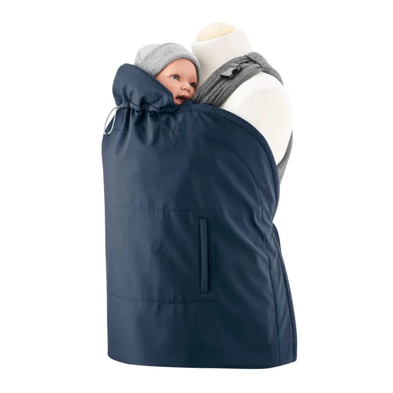 Mamalila Softshell Babywearing Cover Navy Blue - Babywearing OuterwearLittle Zen One4251054508493
