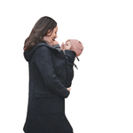 Mamalila Vienna Anthracite Grey Maternity and Babywearing Wool Coat - Babywearing OuterwearLittle Zen One4251054500893