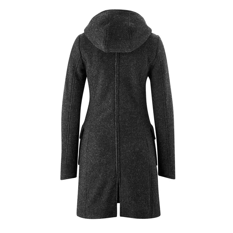 Mamalila Vienna Anthracite Grey Maternity and Babywearing Wool Coat - Babywearing OuterwearLittle Zen One4251054500893