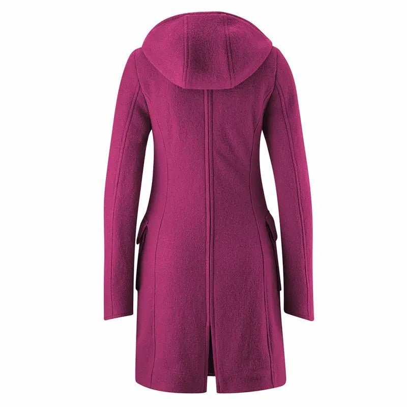 Mamalila Vienna Berry Maternity and Babywearing Wool Coat Babywearing Outerwear