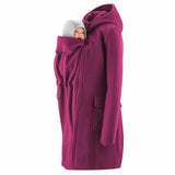 Mamalila Vienna Berry Maternity and Babywearing Wool Coat - Babywearing OuterwearLittle Zen One4251054500909