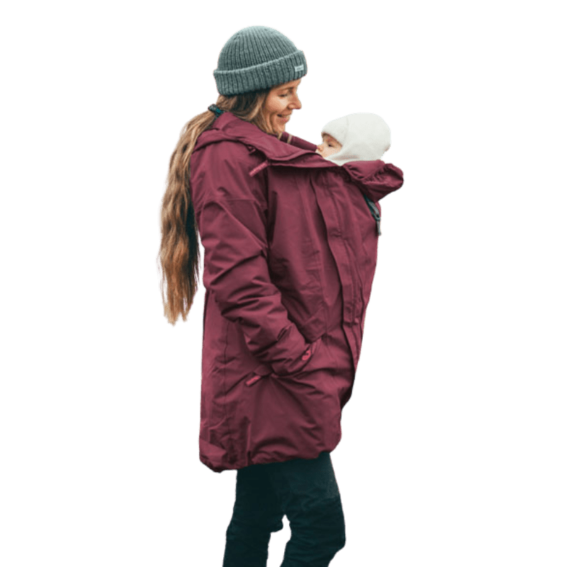 Mamalila WinterWander Babywearing Parka Berry Pink - Babywearing OuterwearLittle Zen One4251054513619