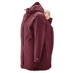 Mamalila Winterwander Berry Maternity and Babywearing Parka Babywearing