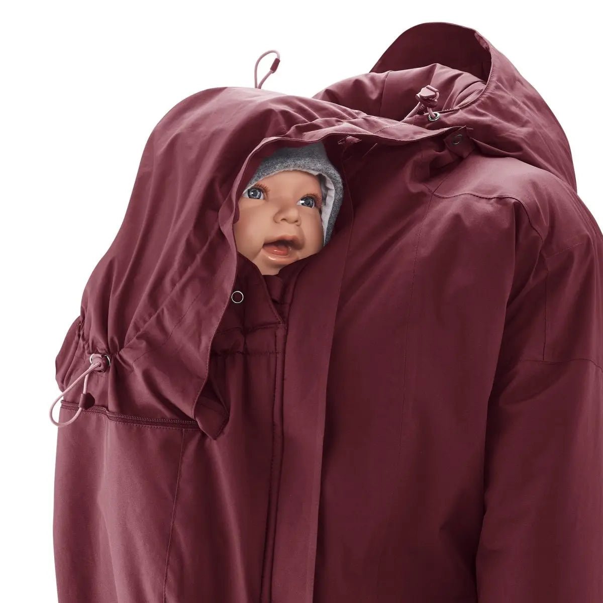 Mamalila Winterwander Berry Maternity and Babywearing Parka Babywearing