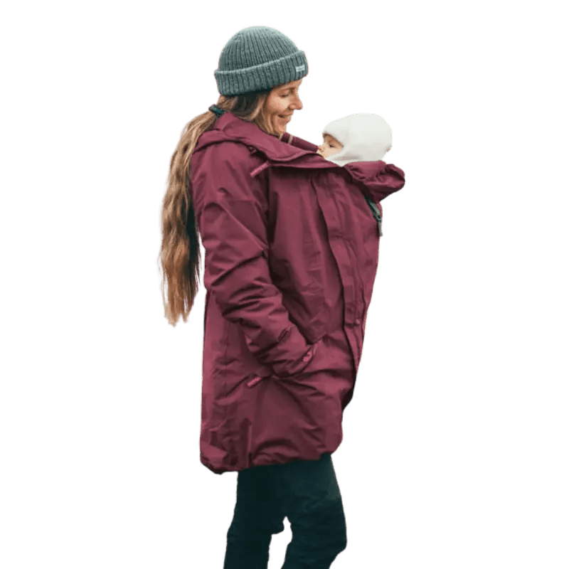 Mamalila Winterwander Berry Maternity and Babywearing Parka Babywearing